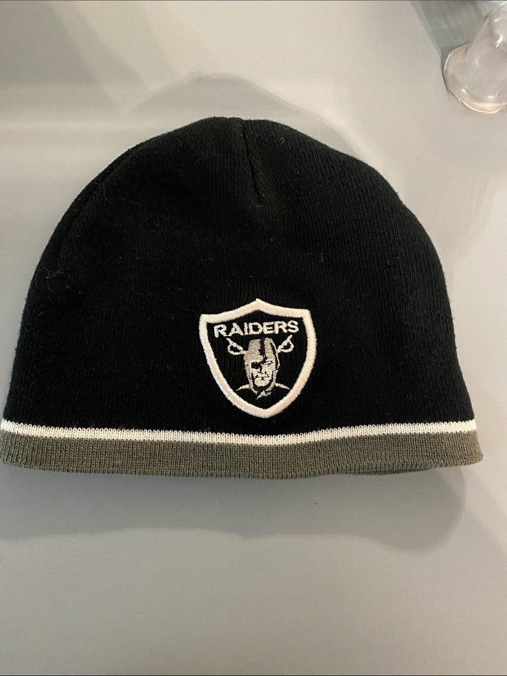 Riders by Lee Kids Black and Gray Raiders Beanie